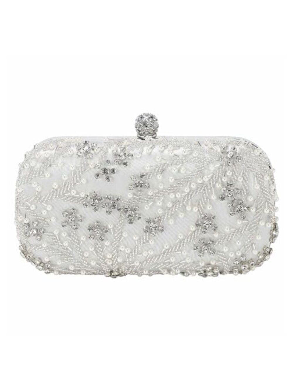 Rhinestone Evening Clutch Purses for Women Formal Bridal Handbags Shoulder Bag